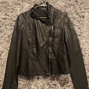 Ladies Free People Leather Jacket